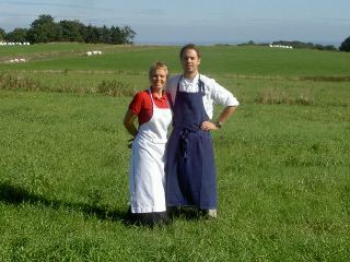 Ulrica and Tobias at  Gastronomistudio era 10:3, Båstad