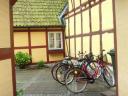 Bikes parked in Ystad