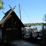 Viking boat house