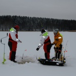 Ice fishing Stockholm