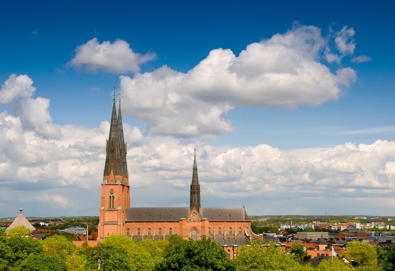 Uppsala cathedral Photo: Mark Harris/imagebank.sweden.se